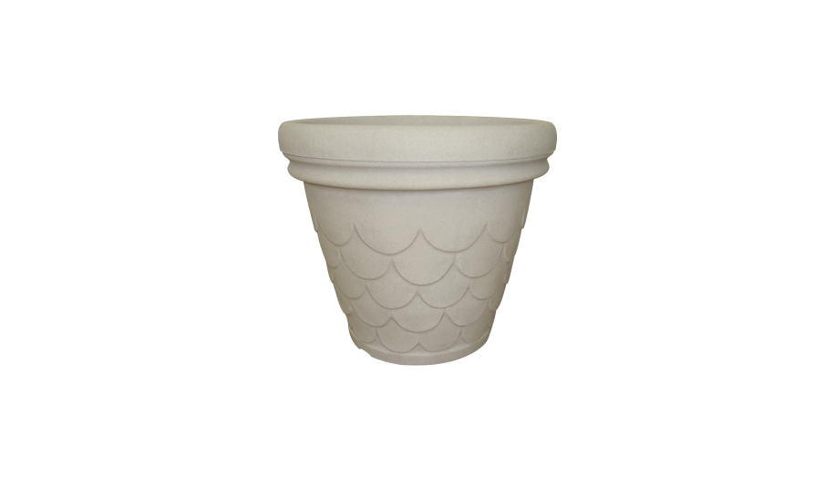 Round Fish Scale Planter